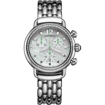 Aerowatch Hommage 1910 81105-AA03-DIA-M Chronolady Watch