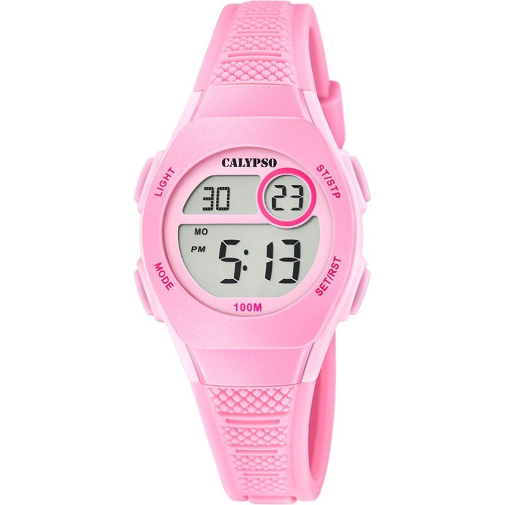 Girls pink hot sale digital watch