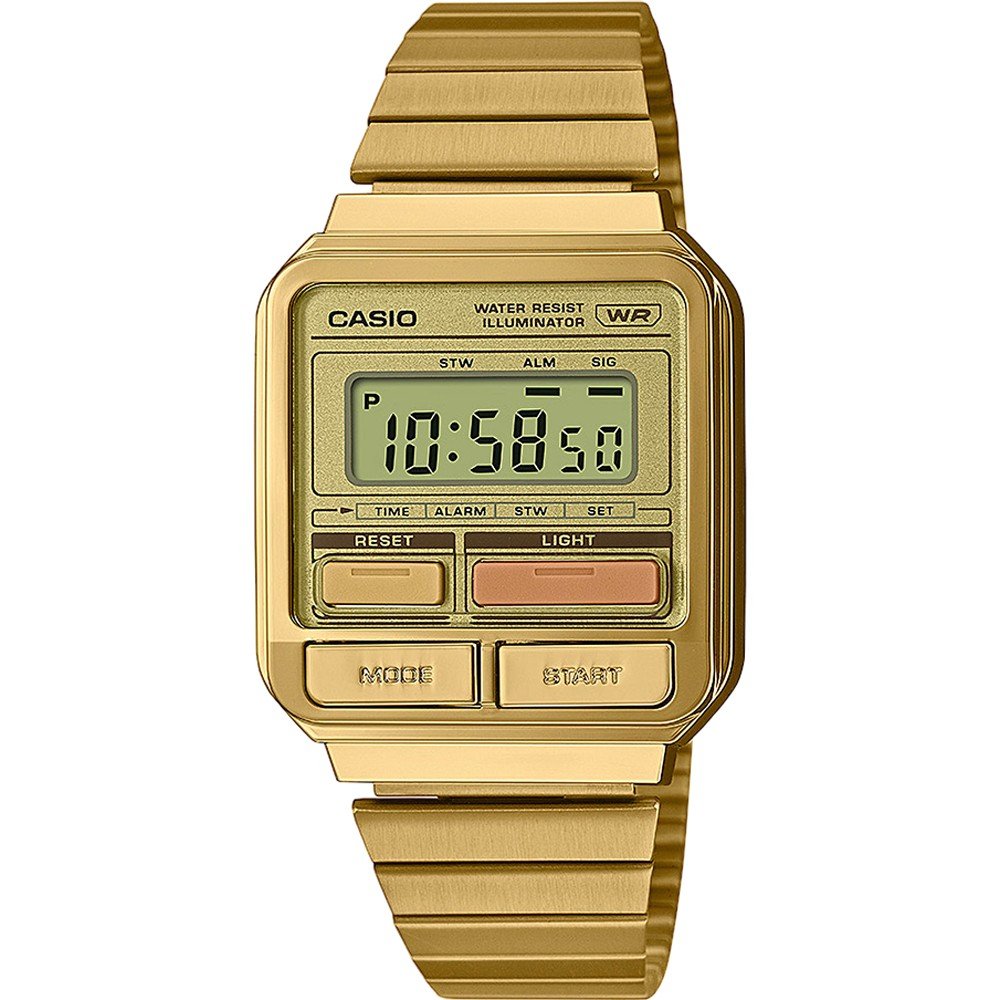 Digital cheap watch gold