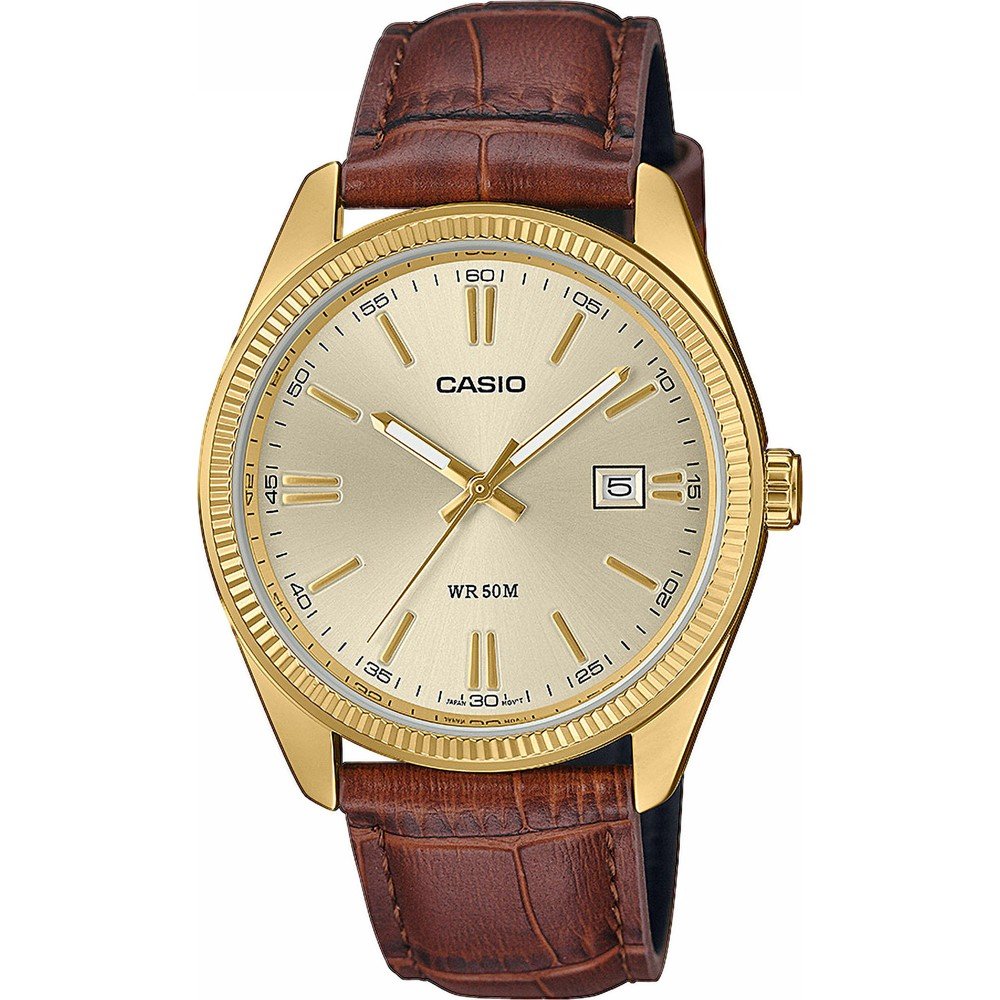 Casio Collection MTP 1302PGL 9AVEF Vintage Leather Watch