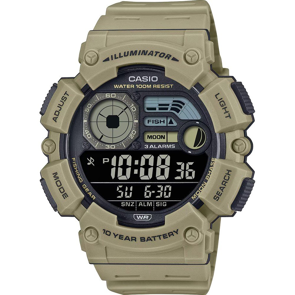Casio Collection WS-1500H-5BVEF LCD Large Watch