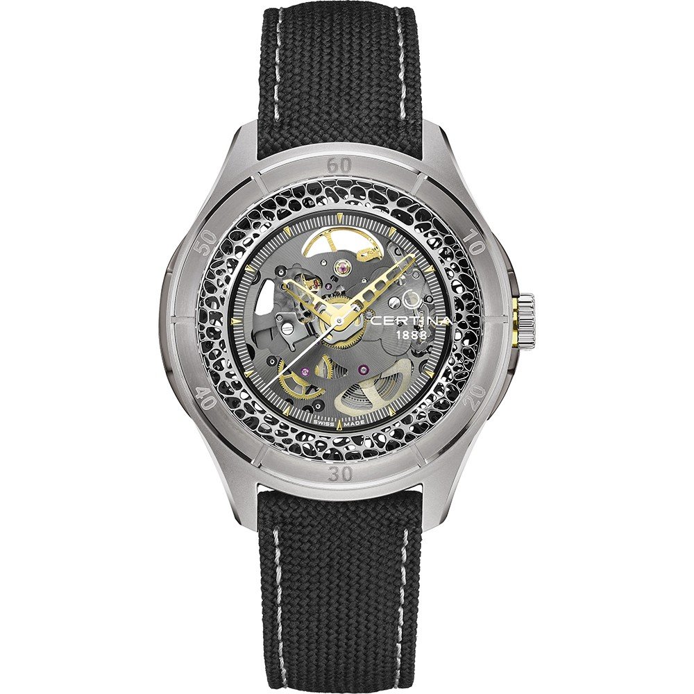 Certina DS C0424075608110 DS Skeleton Watch
