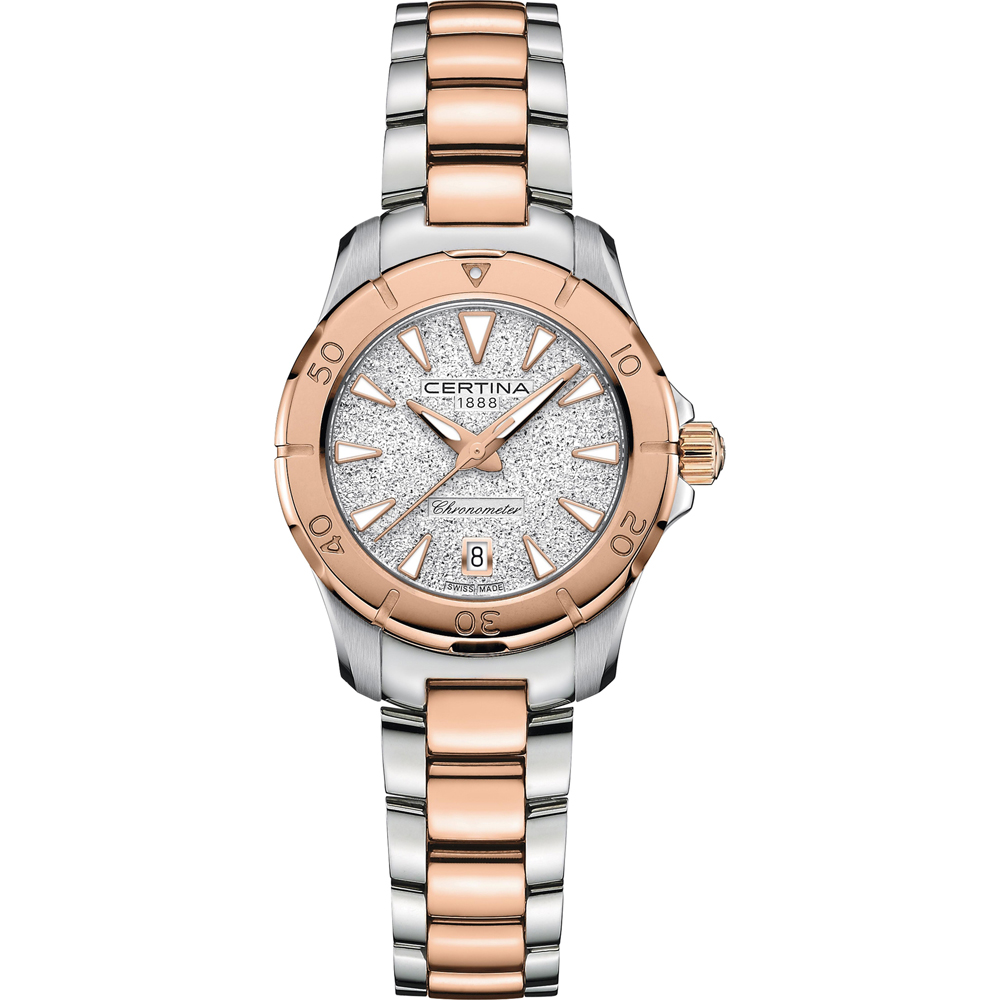 Certina rose gold watch sale