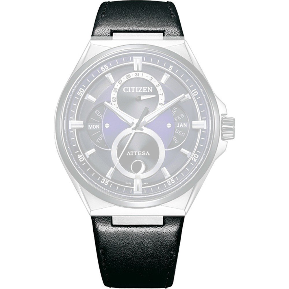 Citizen 59-004T0-04 Attesa triple calendar moon Strap