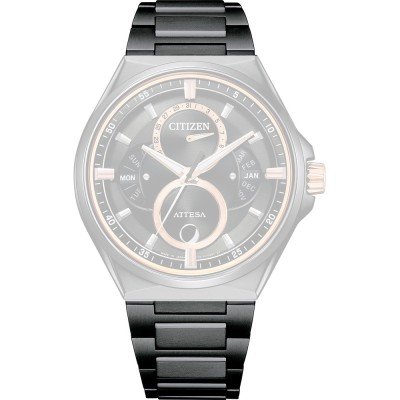 Citizen 59-S07837 Attesa triple calendar moon Strap