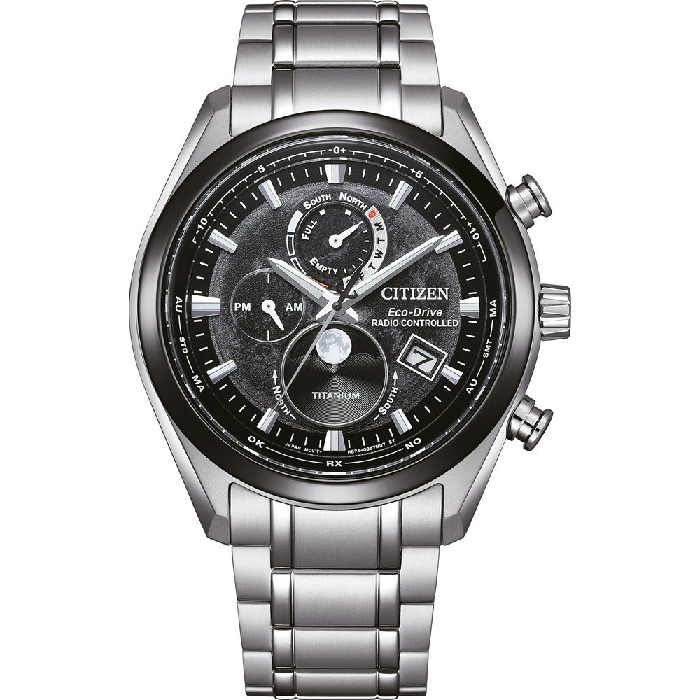 Citizen Super Titanium BY1018-80E Tsuki-yomi Watch • EAN 