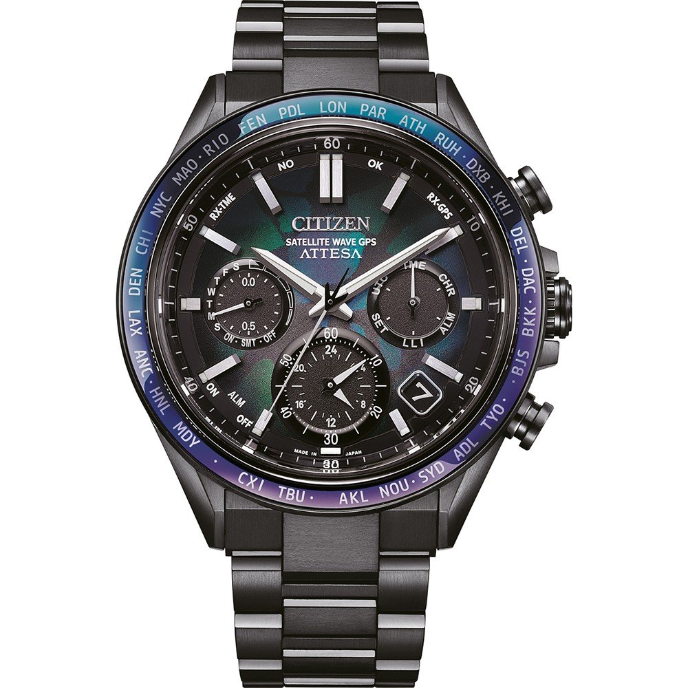 Citizen Super Titanium CC4057-60E Attesa Satellite Wave GPS Watch