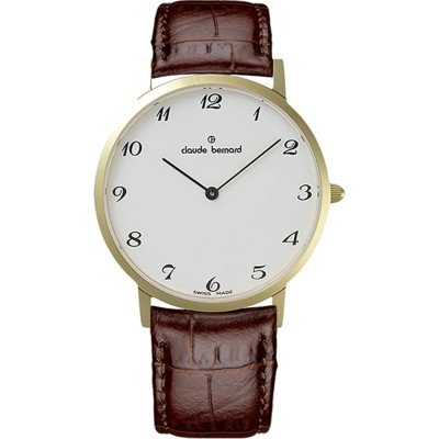 Claude Bernard 20202-37J-BB Slim Line Watch