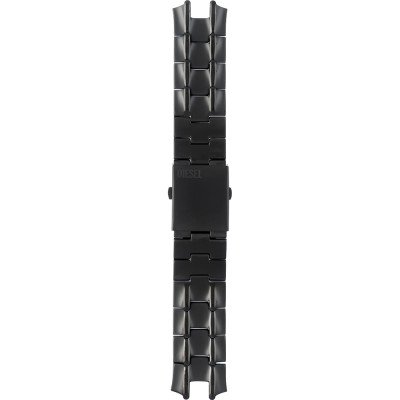 Diesel Straps ADZ2156 Croco digi - Black Reptilia Strap