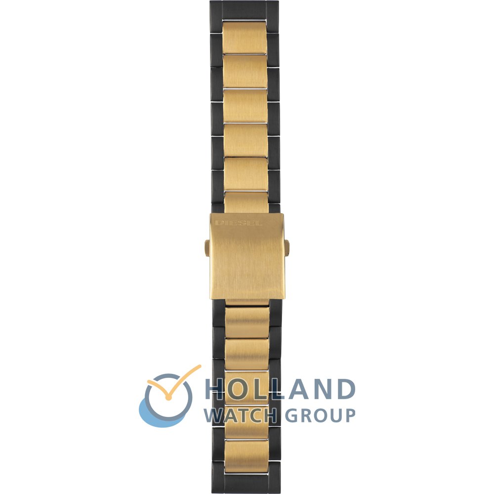 diesel rasp watch gold