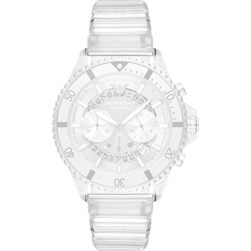 Armani watches white online ceramic