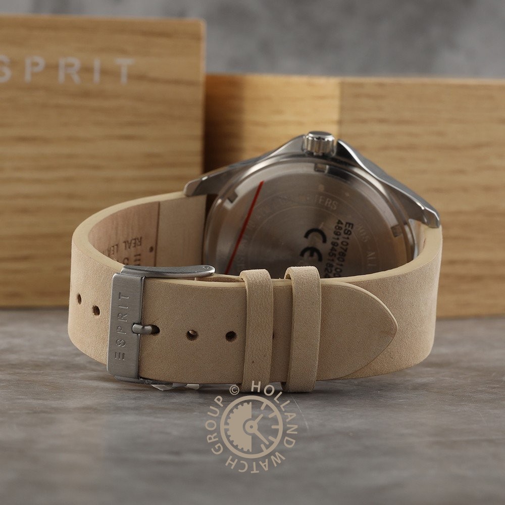 Esprit real hotsell leather watch