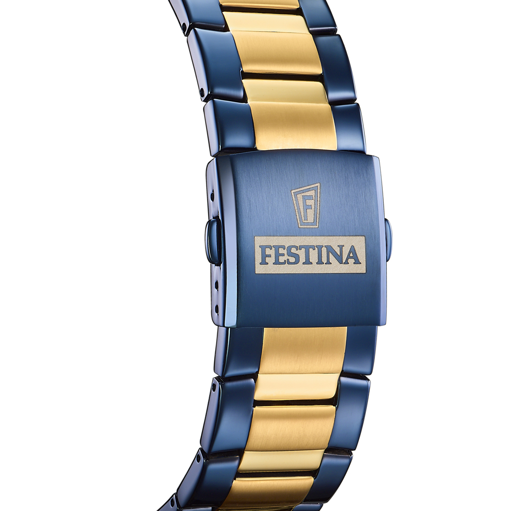 Festina hotsell gold blue