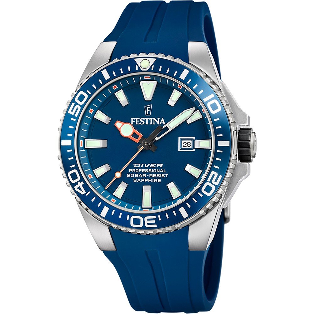 Steel deals diver watch