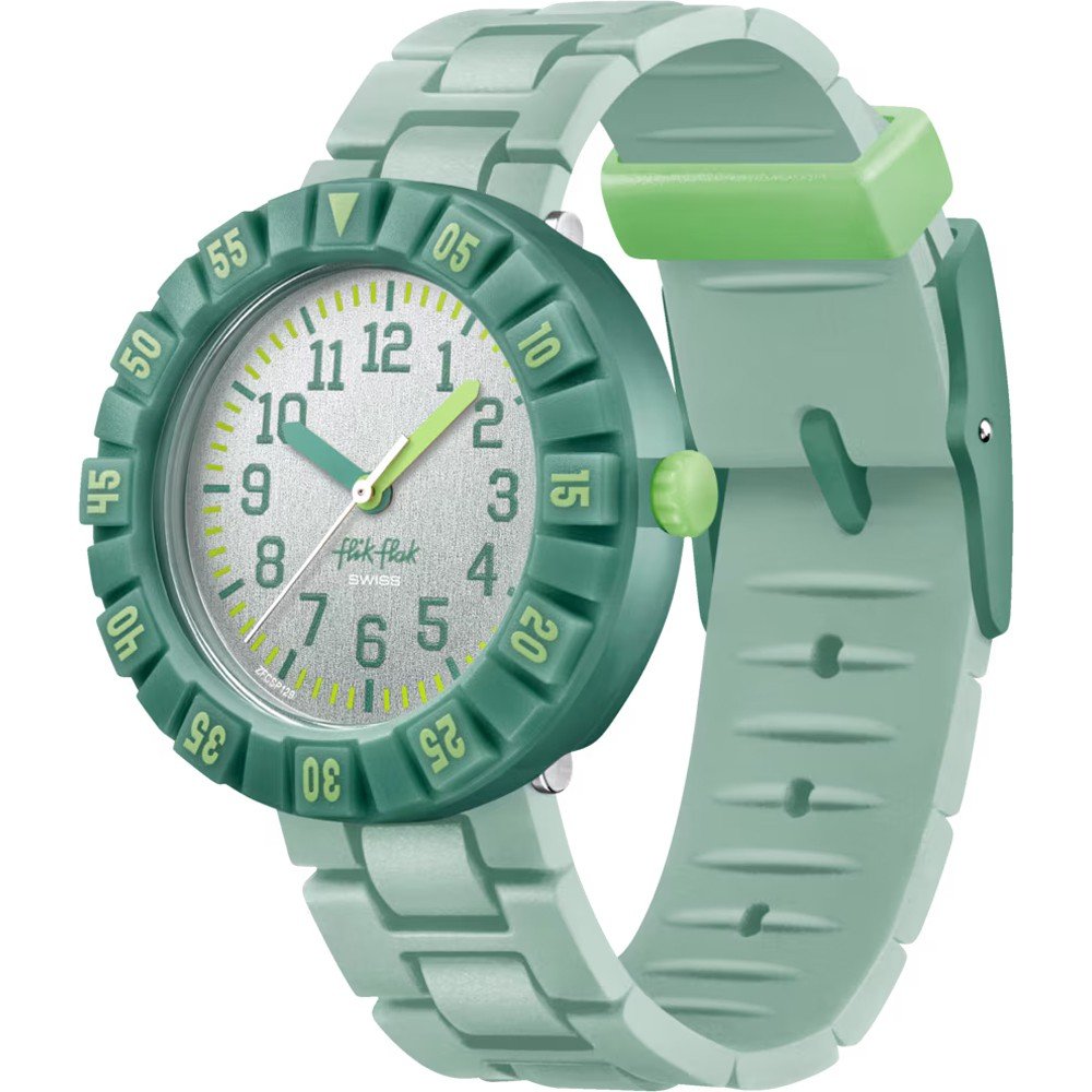 Flik Flak 5+ Power Time FCSP129 Greenology Watch