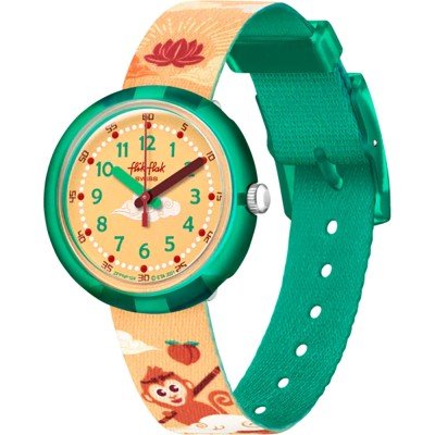 Flik Flak 5+ Power Time FPNP124 Monkey's Awakening Watch