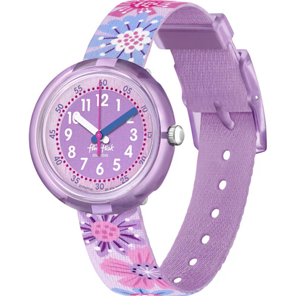 Flik Flak 5+ Power Time FPNP149 Flower Chaos Watch