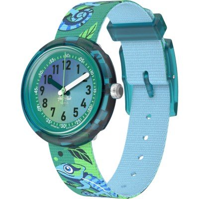 Flik Flak 5+ Power Time FPNP161 Camo Friends Watch