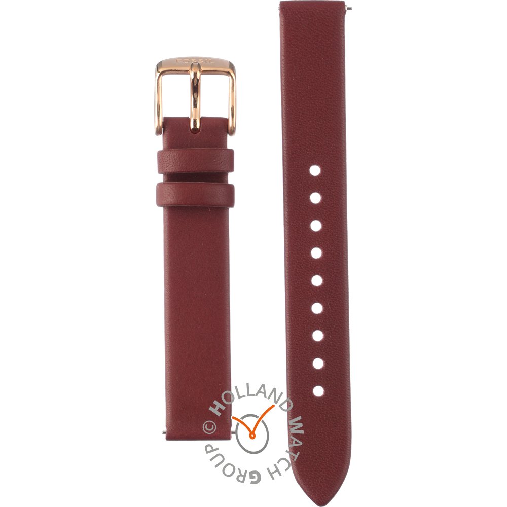 Burgundy best sale fossil watch