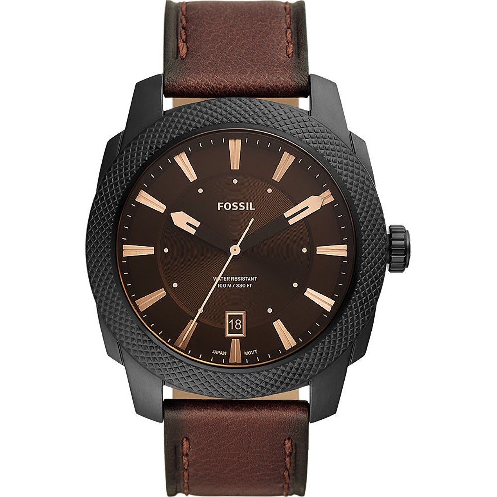 Fossil watch best sale leather strap price