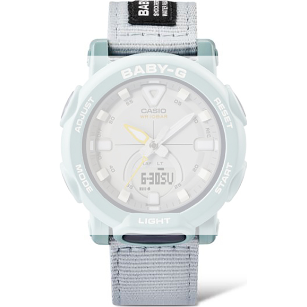 Baby g shock white replacement sales band