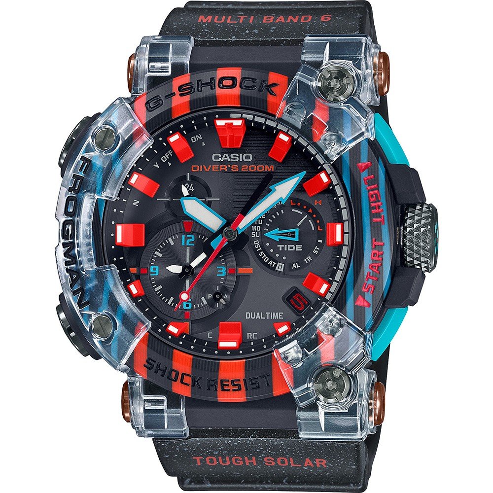 G-Shock Frogman GWF-A1000APF-1AER Frogman - Poison dart frog Watch