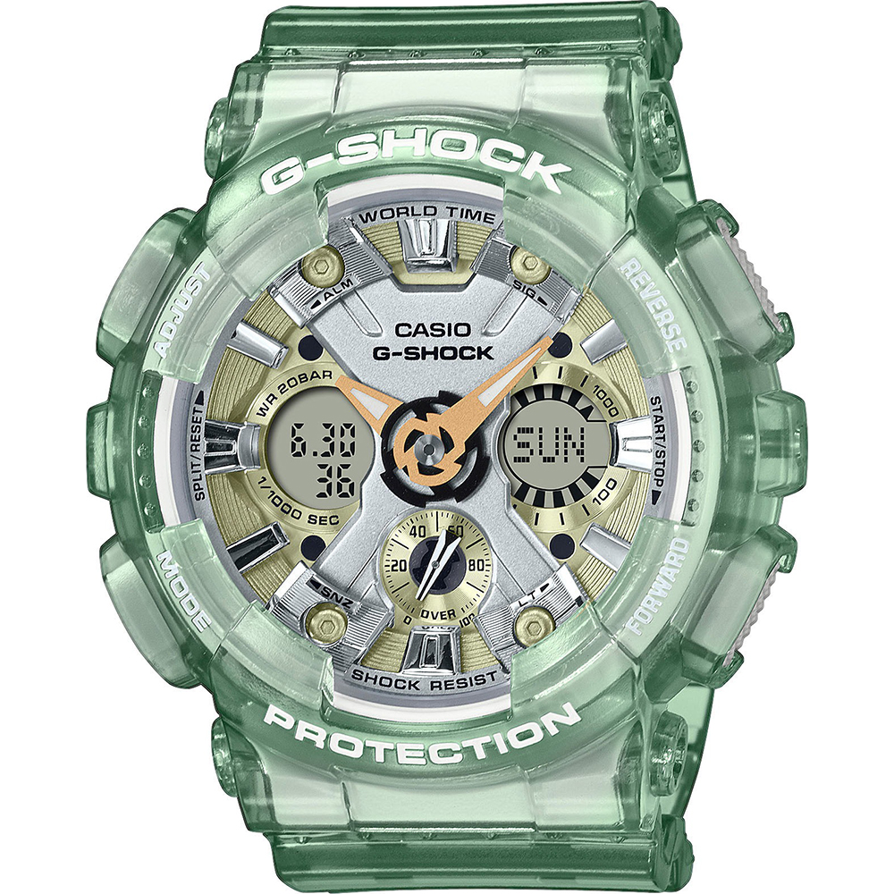 g shock watch green colour