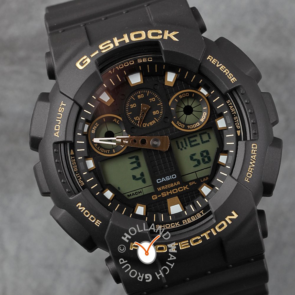 G Shock Classic Style Ga 100gbx 1a9er Ana Digi Garrish Black Watch Ean Watch Co Uk