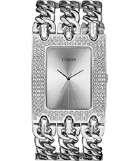 guess triple chain watch