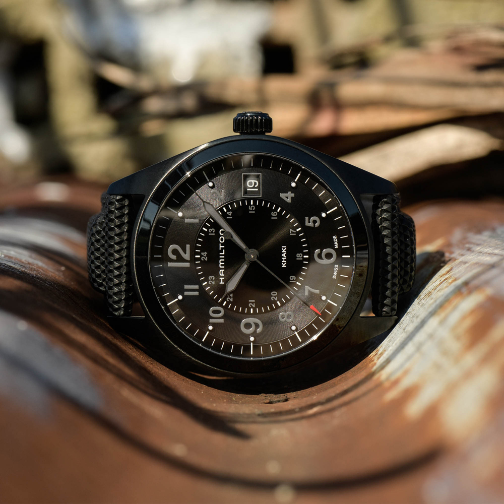 Hamilton black field online watch