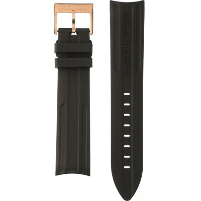 Hamilton Straps H691.775.108 Khaki Navy Strap