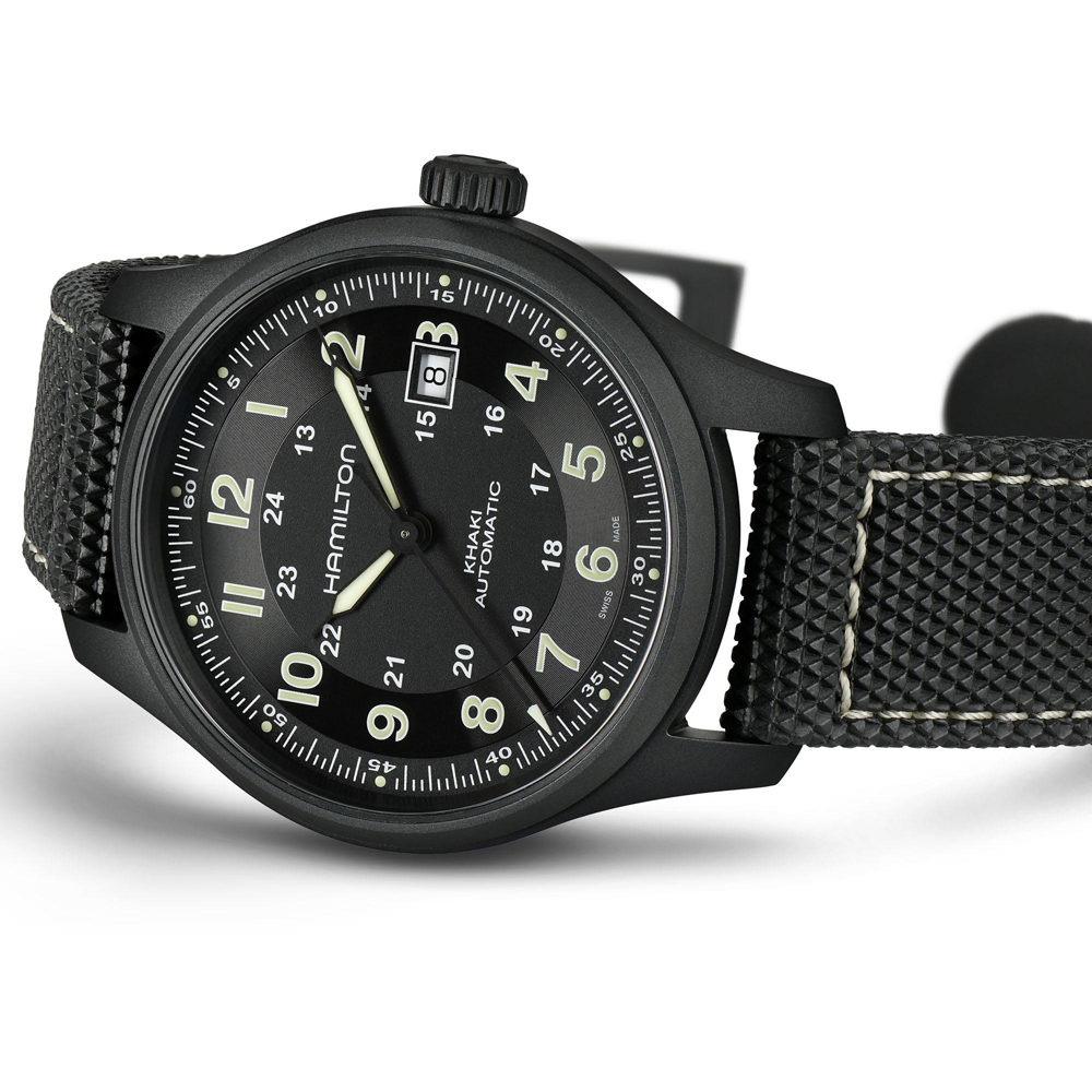 hamilton khaki field nero