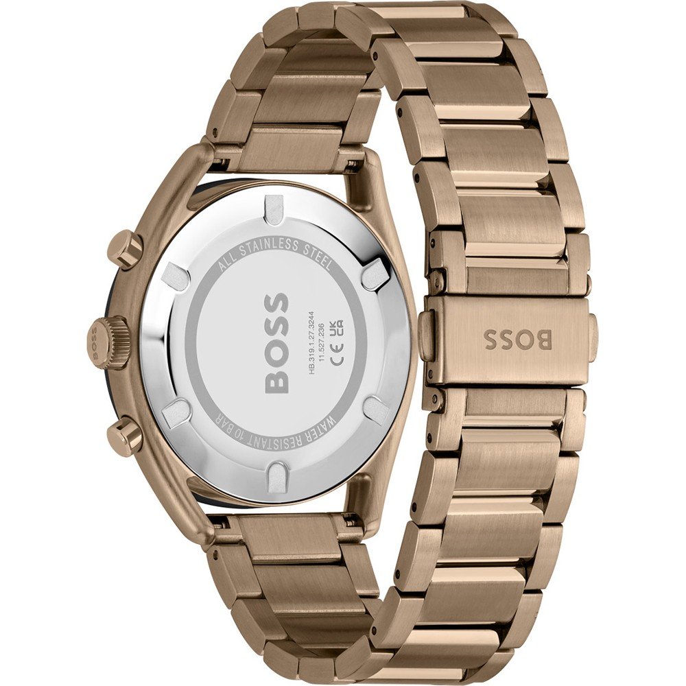 Hugo boss trophy clearance watch rose gold