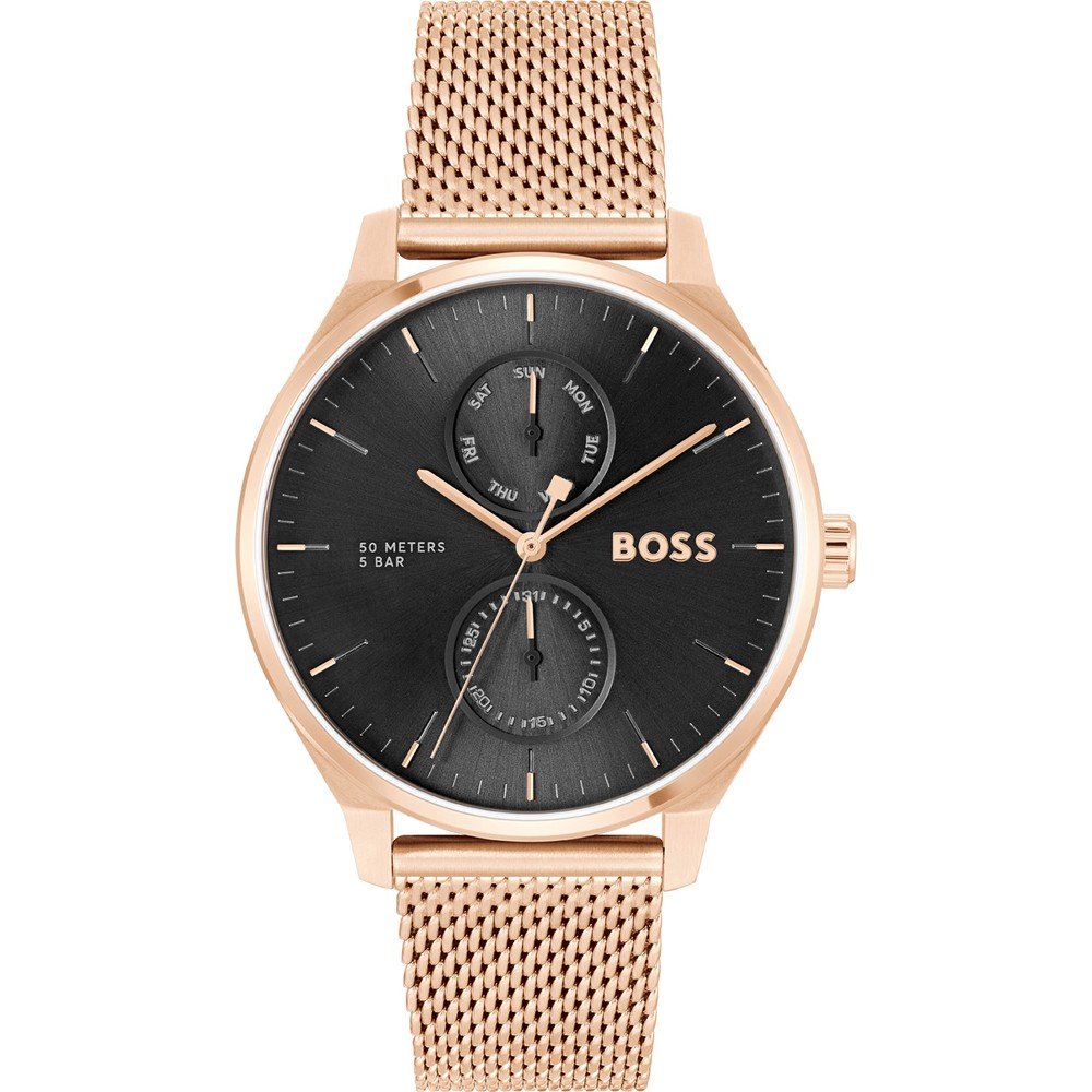 Hugo boss mens rose deals gold watch