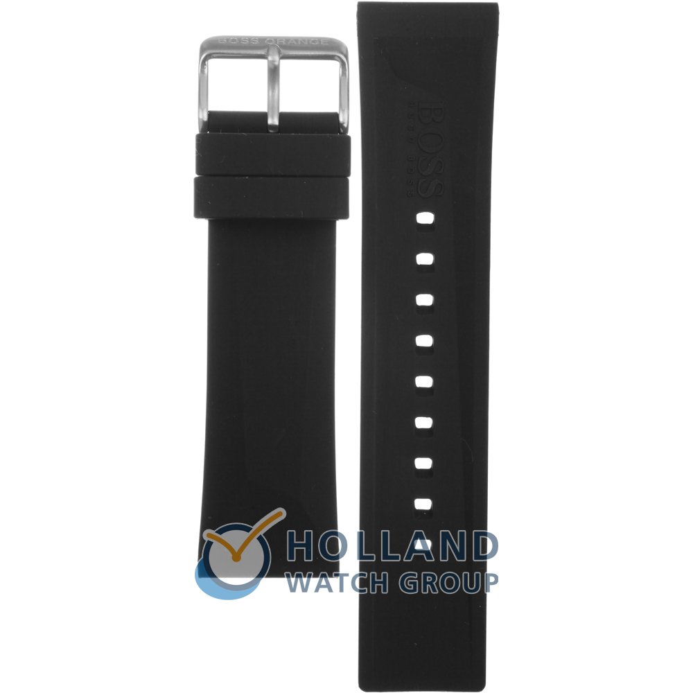 Hugo boss watch hot sale silicone strap