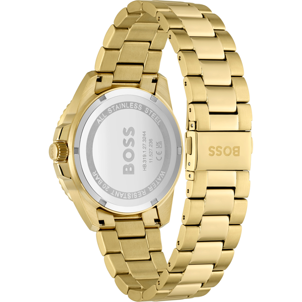 Gold hugo store boss mens watch