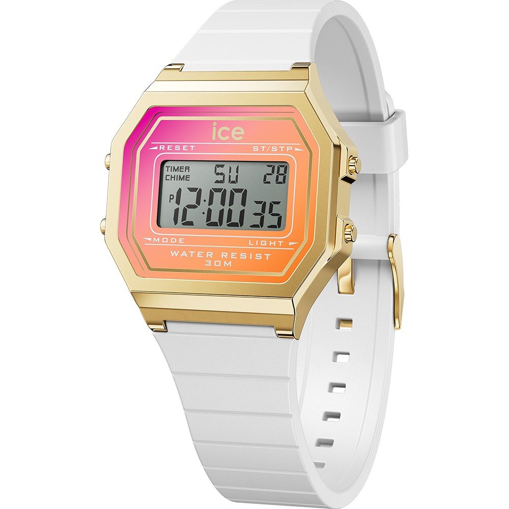 Ice-Watch Ice-Digital 022720 ICE digit retro - White sunkissed Watch