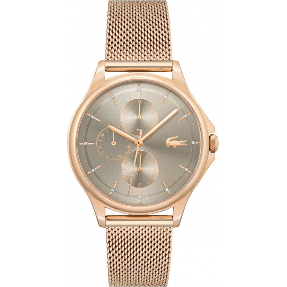 Rose gold lacoste clearance watch