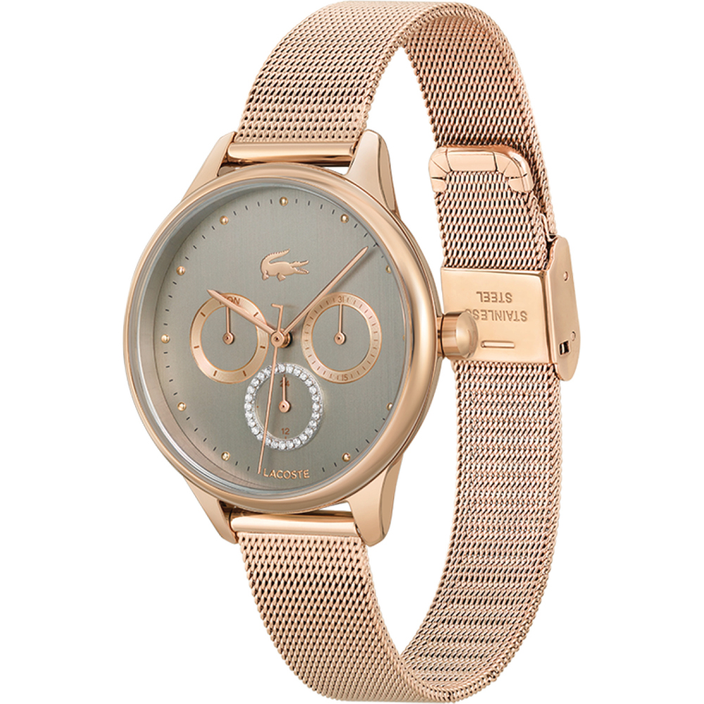 Lacoste rose on sale gold watch