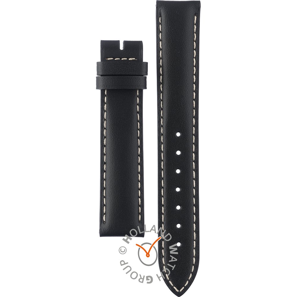 Longines conquest best sale black leather strap