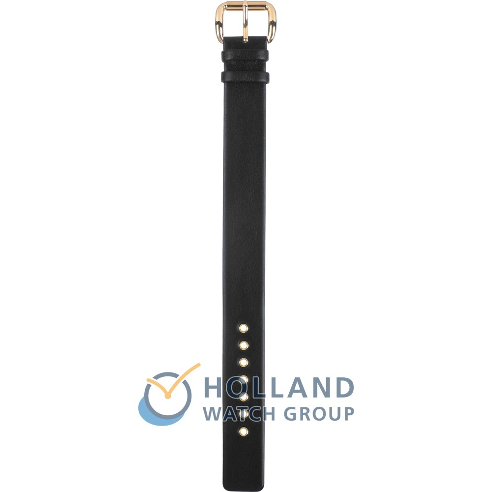 Marc jacobs watch black leather clearance strap