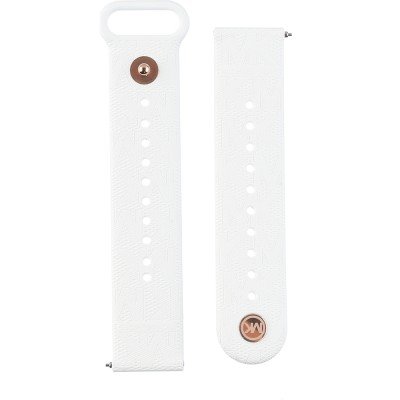 Michael kors white silicone on sale watch