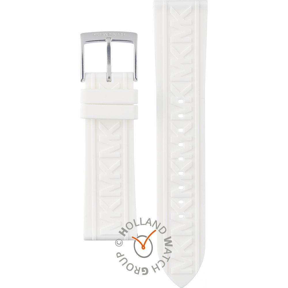 Michael kors white online watch band