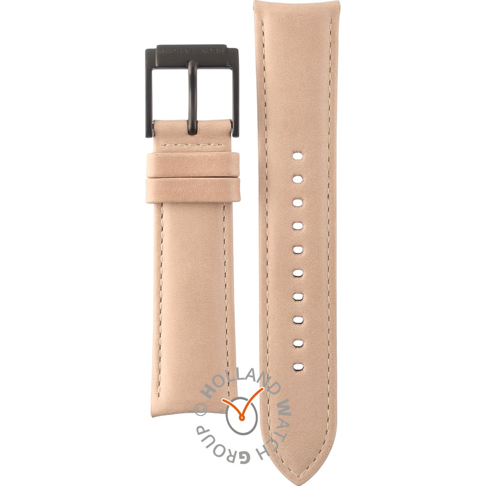 Michael kors leather watch on sale band