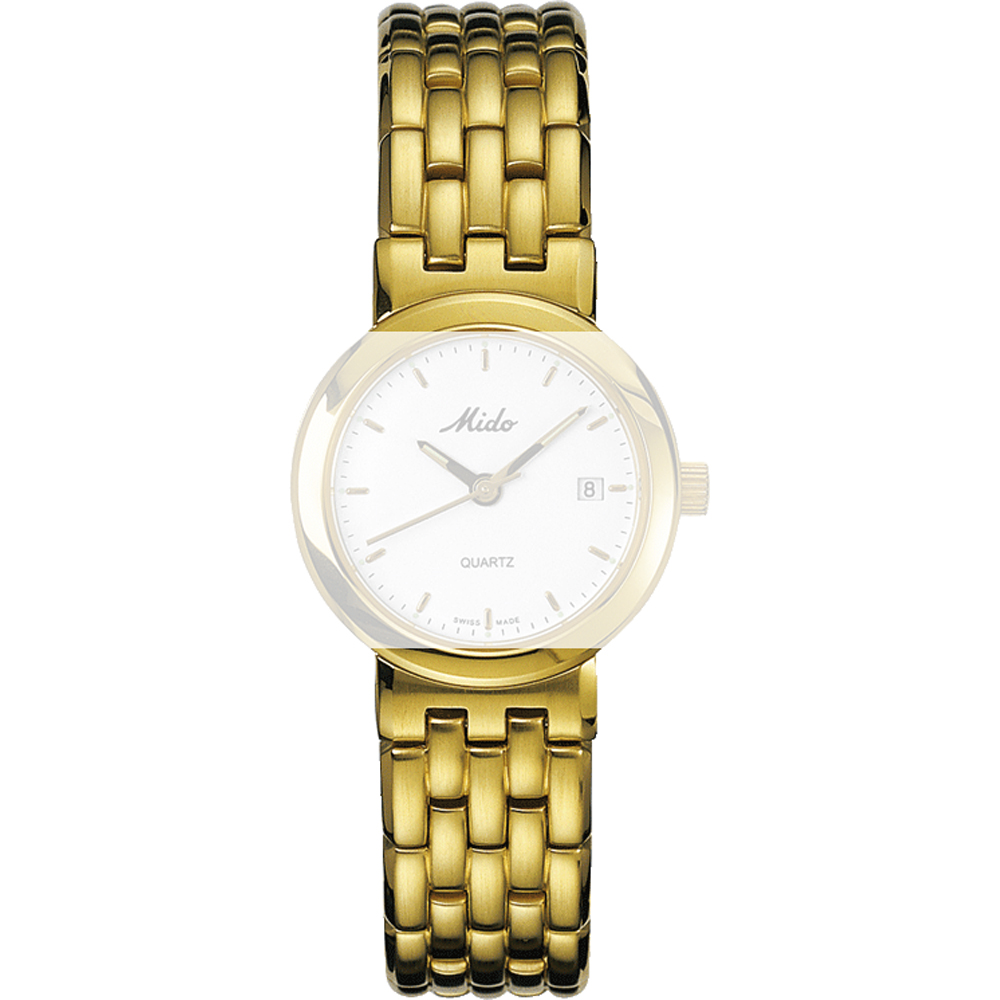 Mido watch store gold