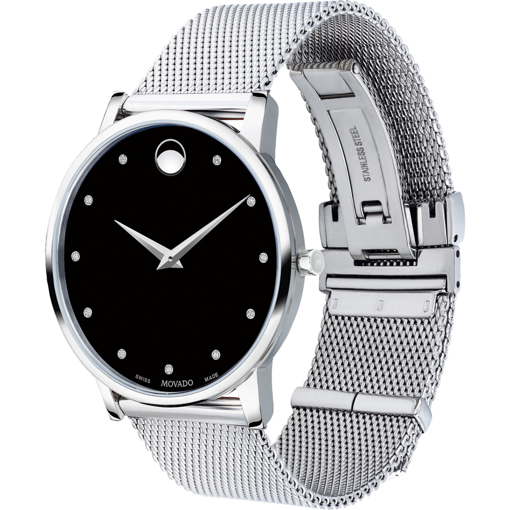 Movado silver discount