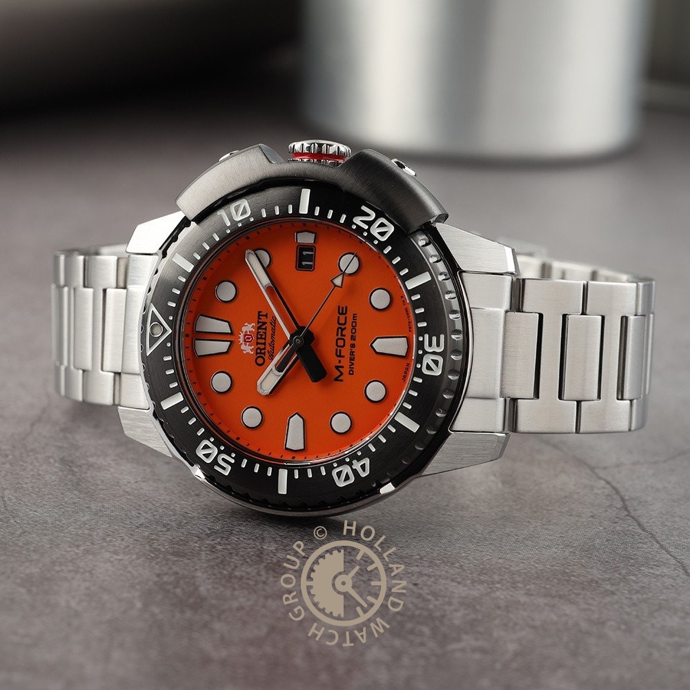 Orient clearance orange watch