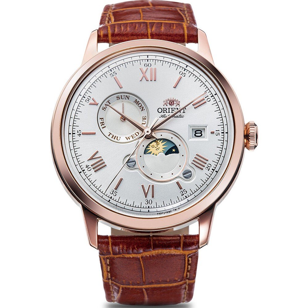 Orient Bambino RA-AK0801S30B Bambino Sun & Moon Watch