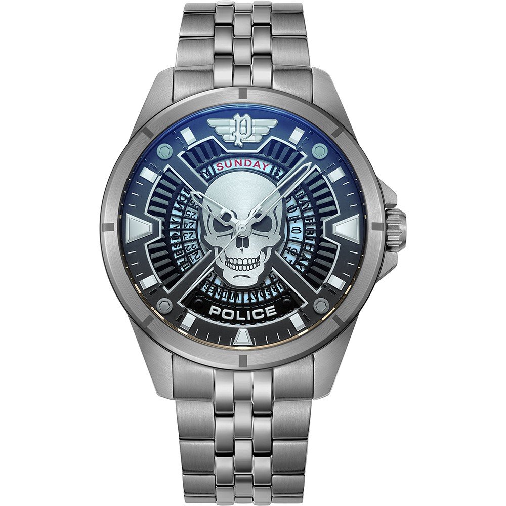 Police metal online watches