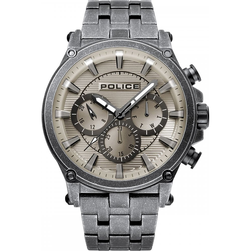 Police watch metal online strap